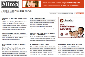 Alltop Top Hospital News Page