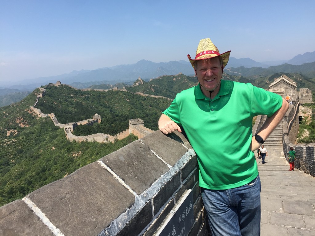 Lee at Great Wall